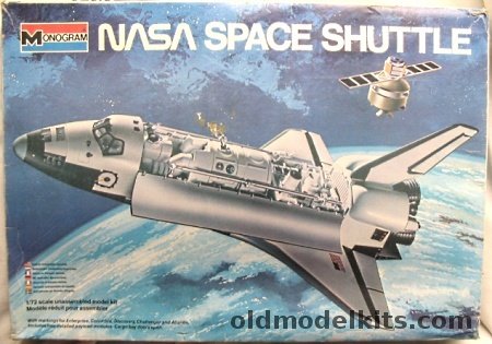 Monogram 1/72 NASA Space Shuttle - Challenger / Columbia / Discovery / Enterprise / Atlantis, 5702 plastic model kit